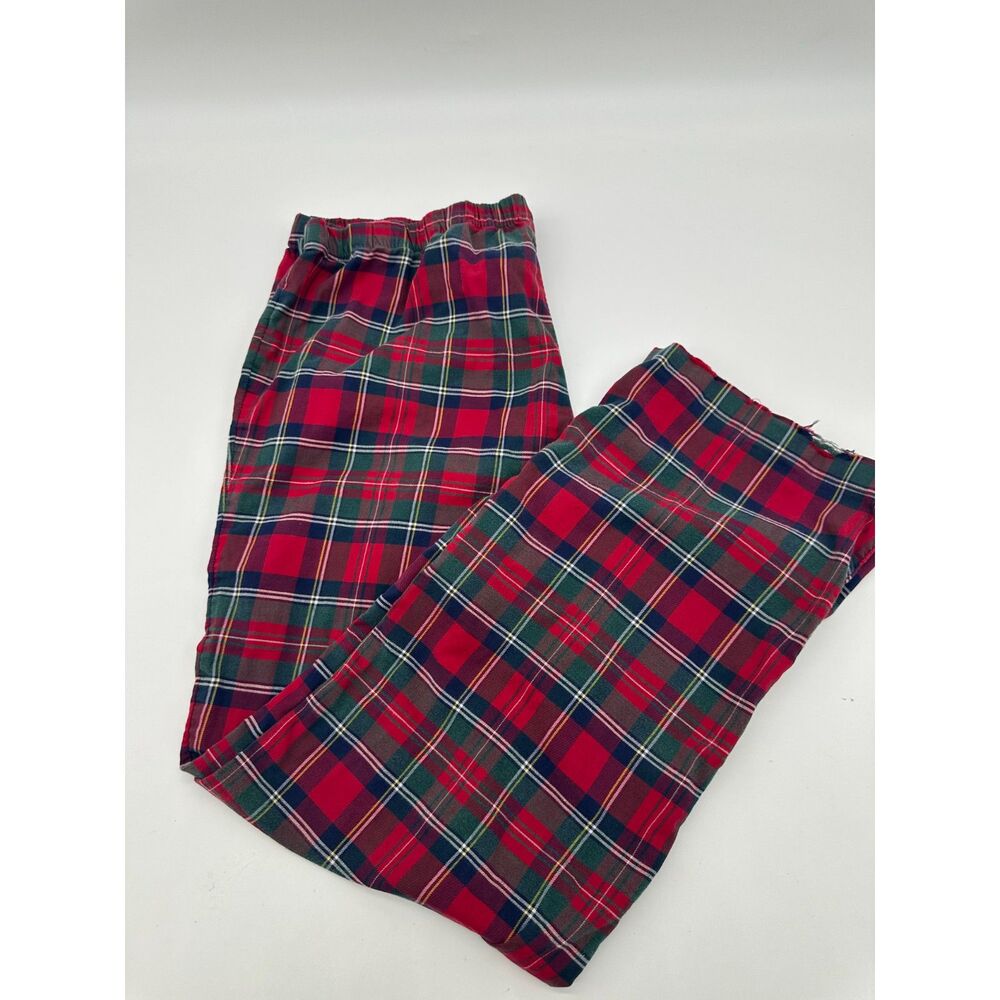 Vineyard Vines Pajama Pants Plaid Sz M Elastic Band & Pockets